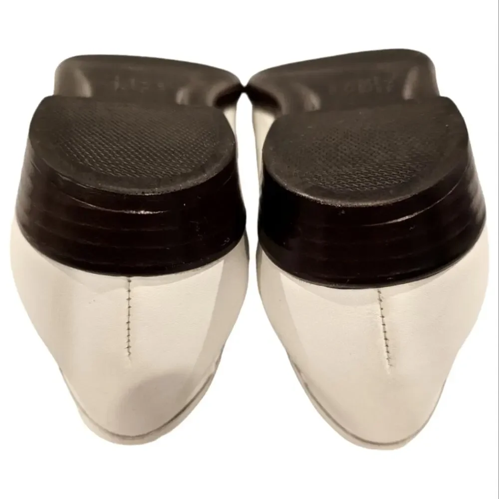 SAS Tripad Simplify Leather Moccasin Slip On Loafers 7.5 Medium White